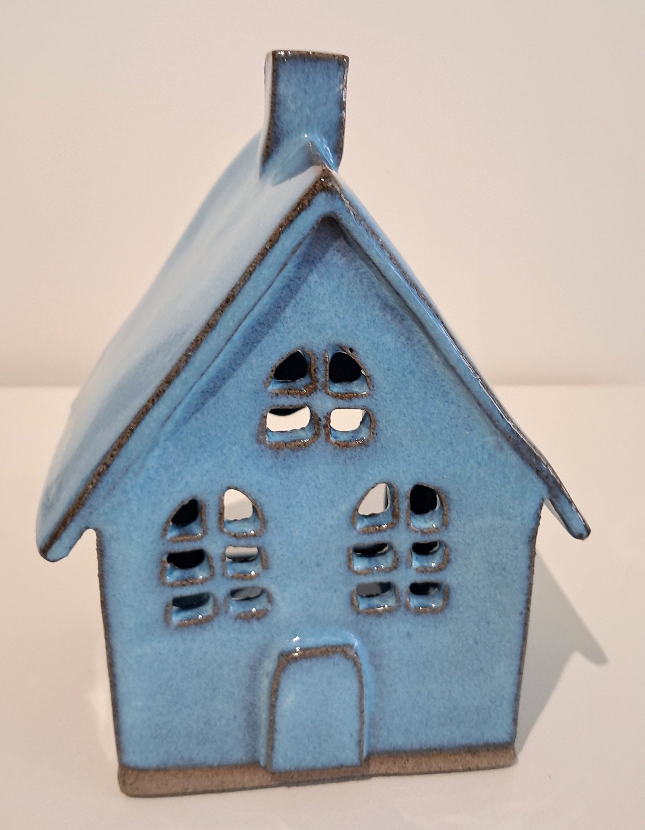 Dwelling at Dusk - Large Light Blue