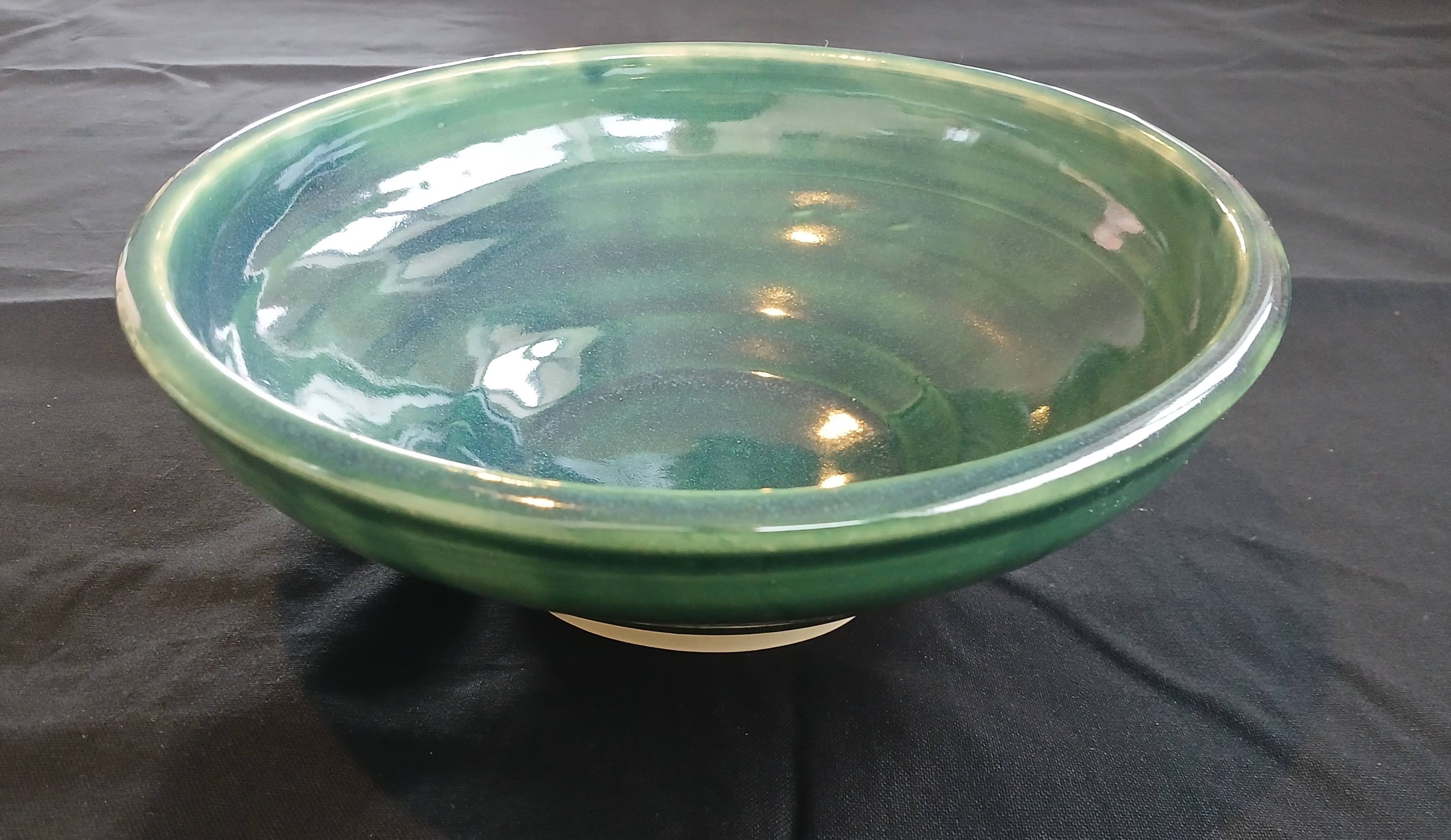 Large Moss Green Bowl