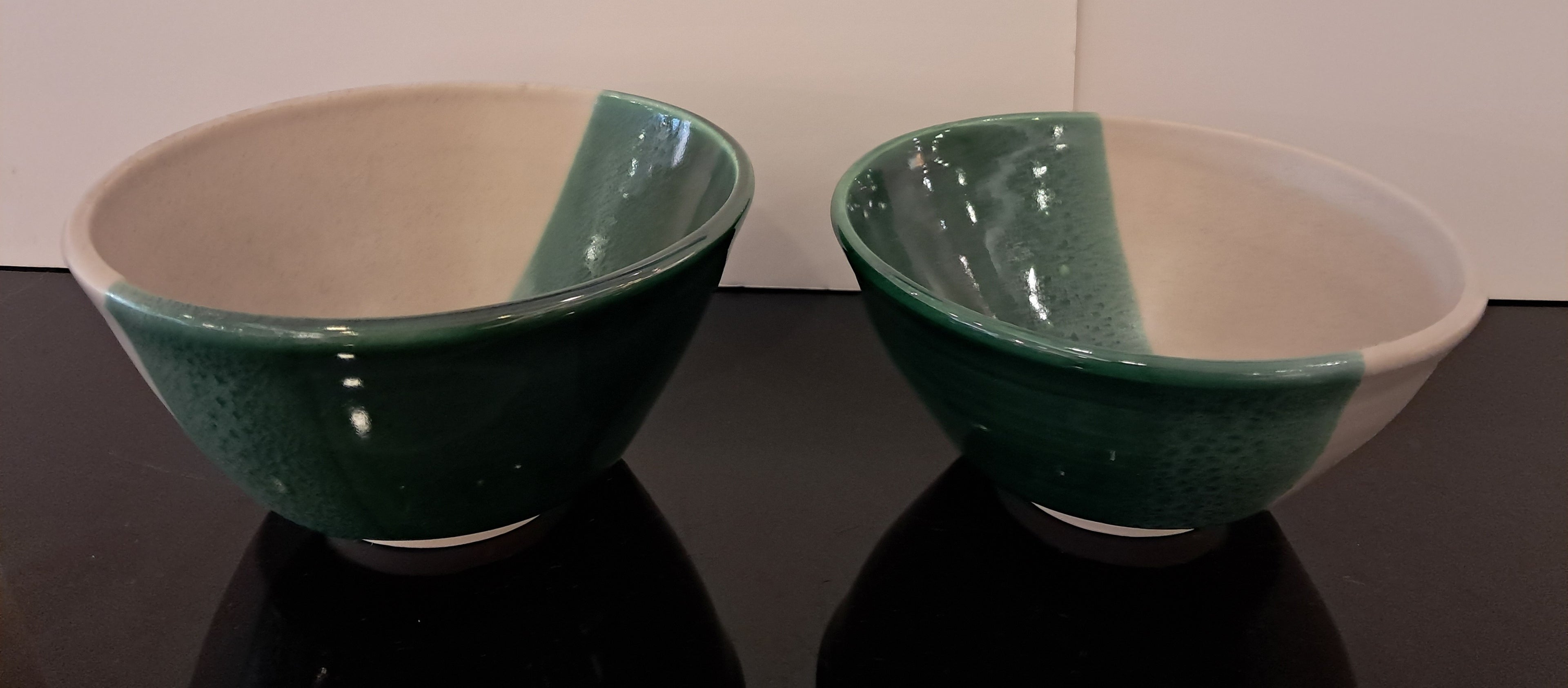 Pebble & Jade Bowls Pair