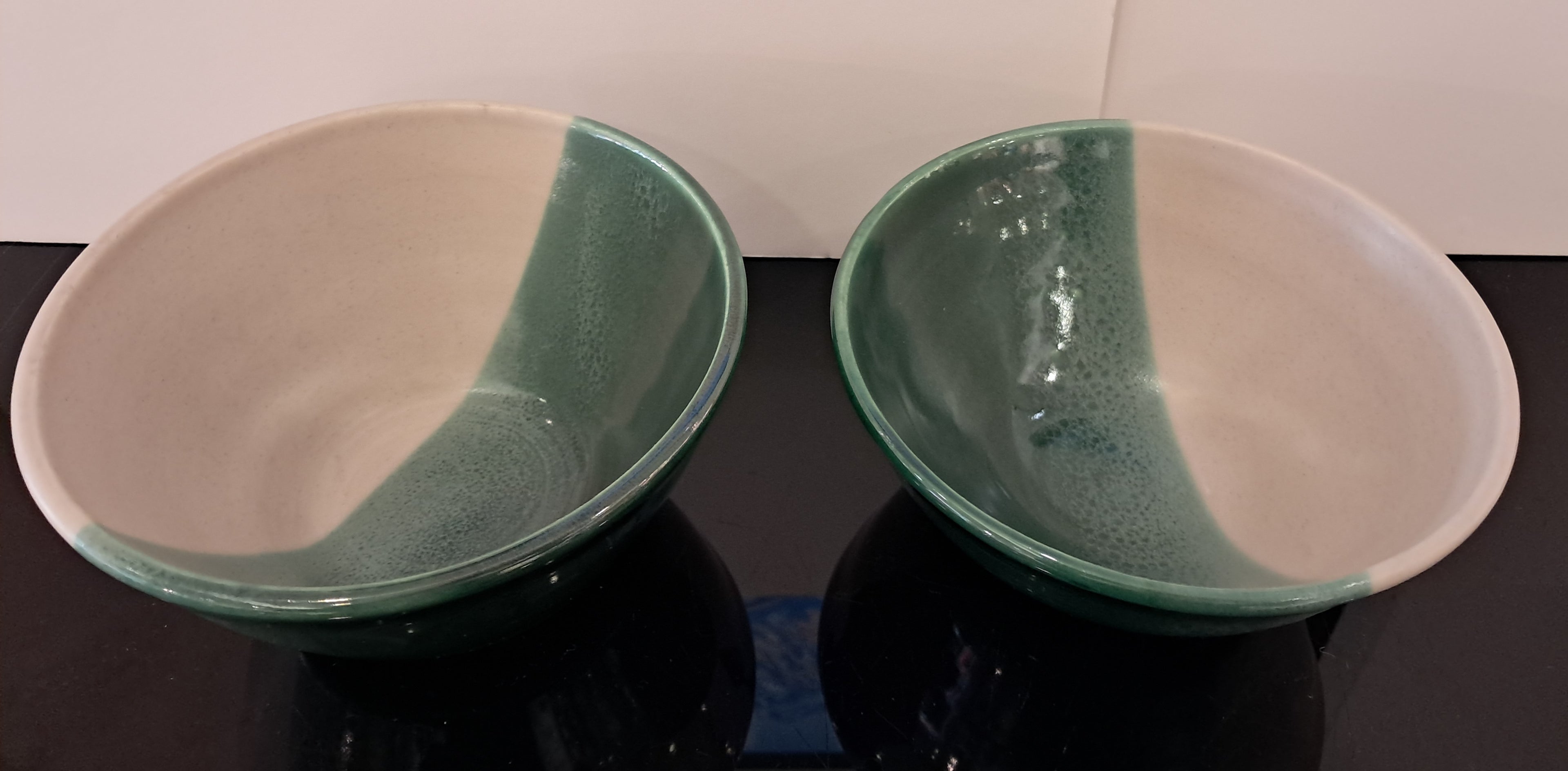Pebble & Jade Bowls Pair